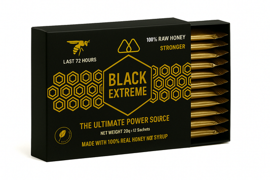 Strongest natural performance enhancer Royal Black Honey Extreme raw honey