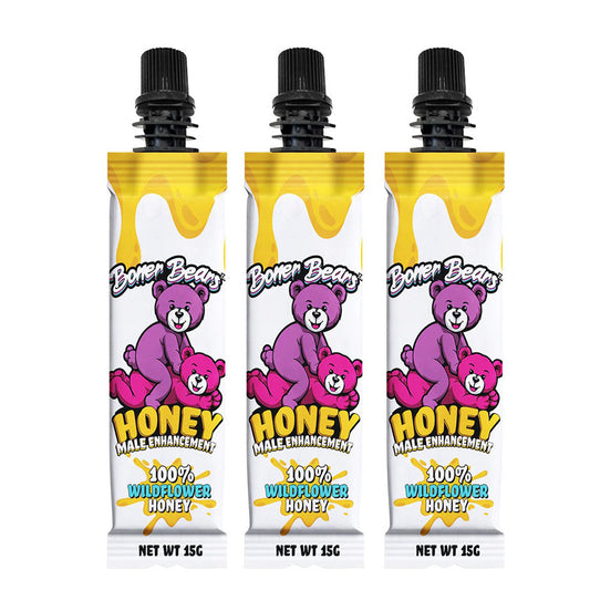 Boner Bears Wildflower Honey – 15g Reusable Tube