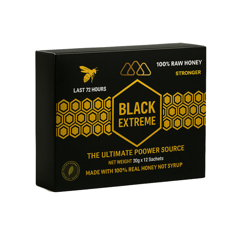 Royal Black Honey Extreme stamina performance raw honey 72 hours