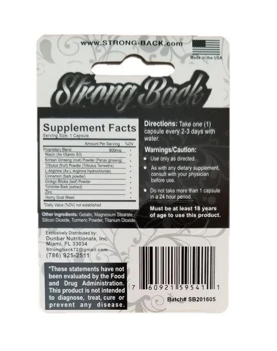 Man Holding Strong Back Nature Male Supplement - Herbal Formula for Enhanced Libido, Stamina, and Sexual Health, Available in 6, 12, 24, 48 Capsules. Sexual Stamina Strong Back Better Then Viagra Libido Sexual Performance
Natural Energy Booster for Men
Herbal Male Enhancement
All-Natural Sexual Enhancer
Stamina and Libido
Men's Libido Supplement
Long-lasting Performance Honey
Strong Back for Men
Red Bull Honey Supplement. vrox maximum strength male enhancement
pp enlargement pills
for male enhancement
pills